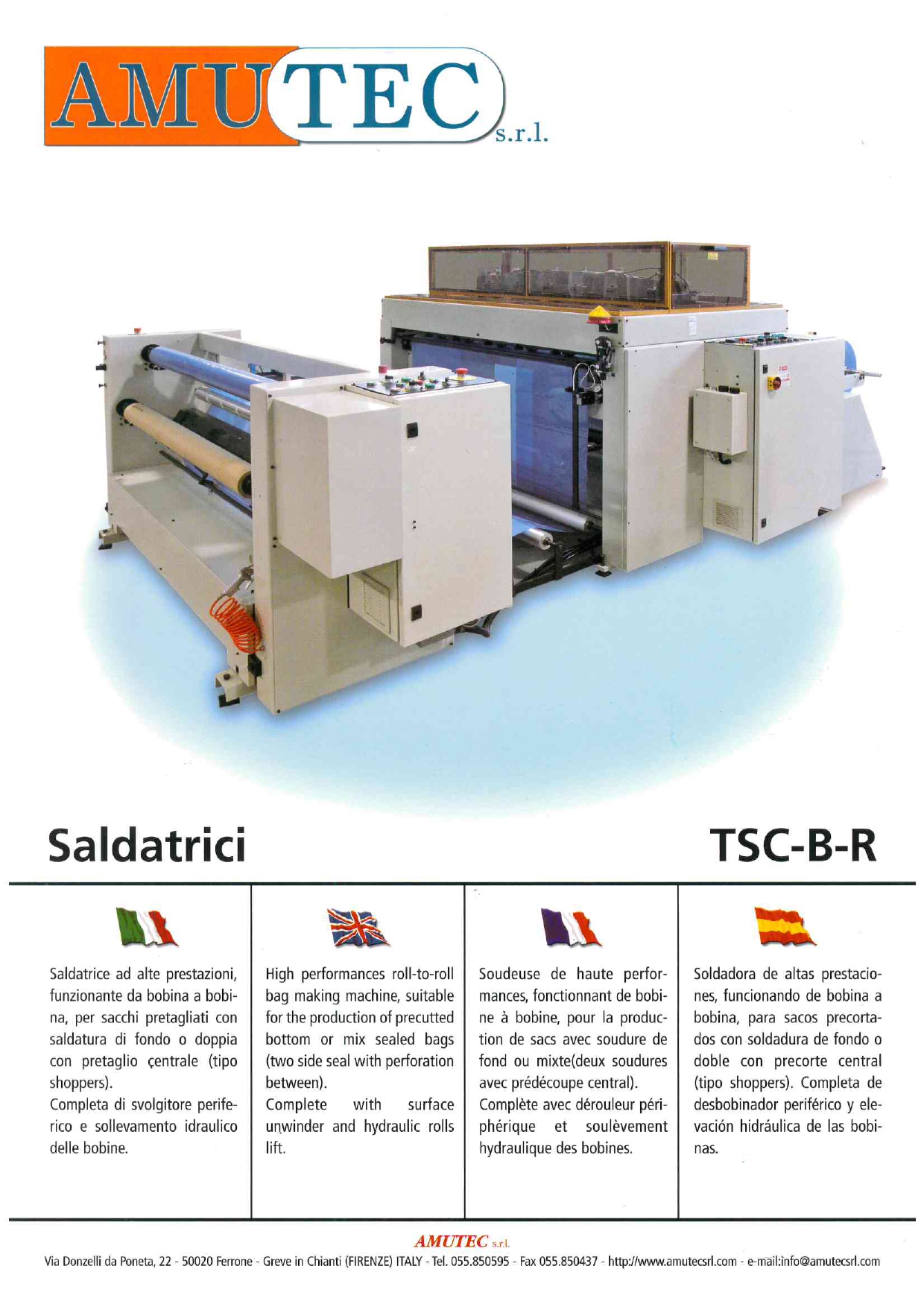 SALDATRICE AMUTEC TSC-R 1200